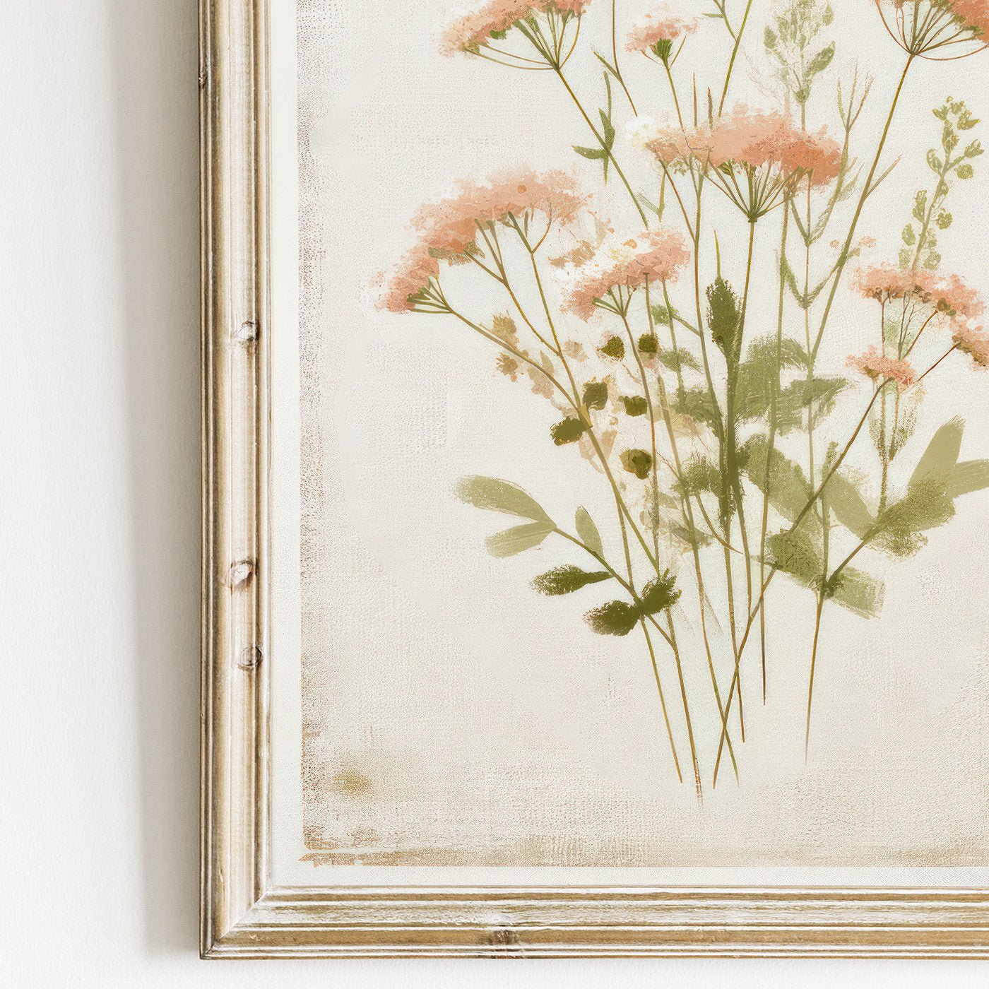 Wildflower Art Print, Rustic Floral Decor, Vintage Flower Artwork - WildfieldPrints