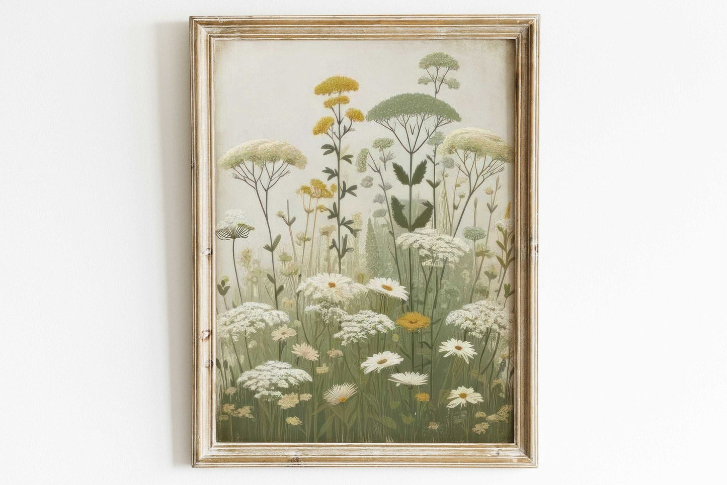 Wildflower Prints, Rustic Floral Wall Decor, Vintage Botanical Art - WildfieldPrints