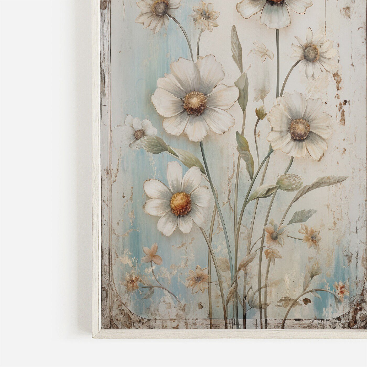 Wildflower Prints, Vintage Botanical Decor, Rustic Floral Paintings - WildfieldPrints
