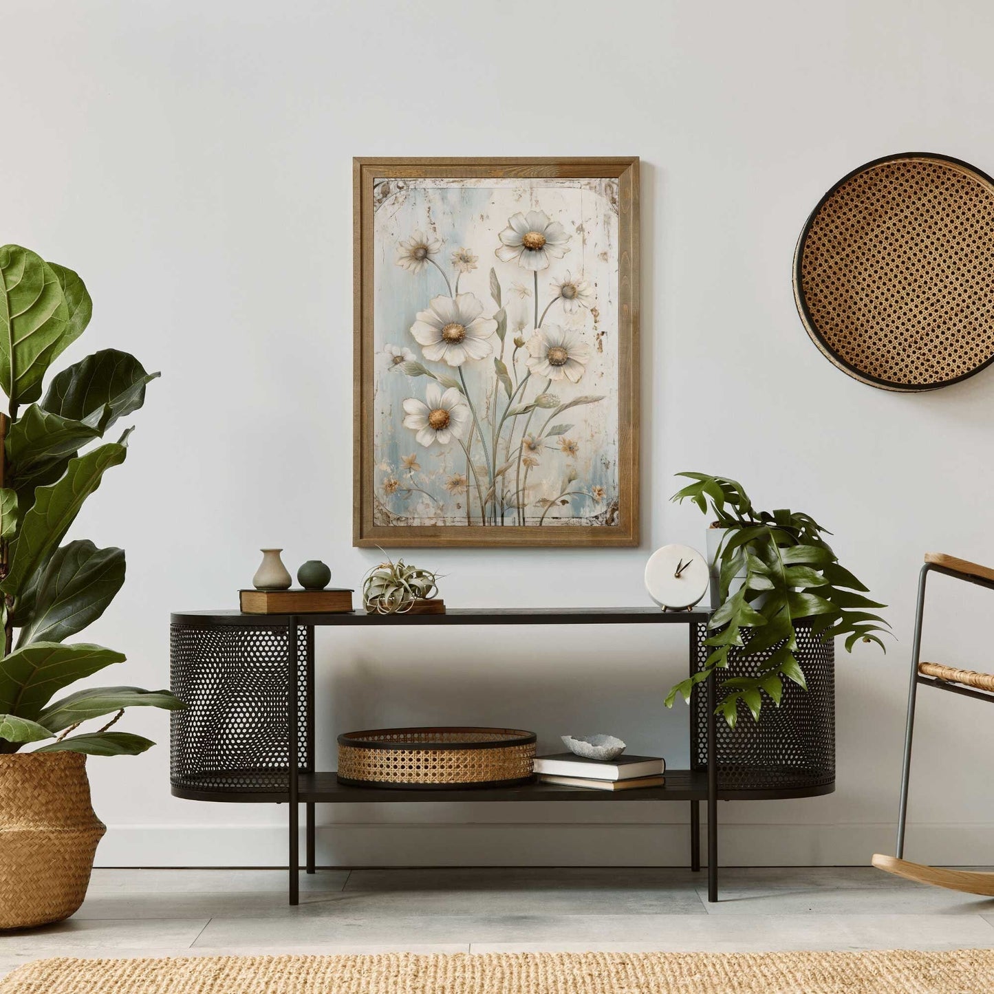 Wildflower Prints, Vintage Botanical Decor, Rustic Floral Paintings - WildfieldPrints