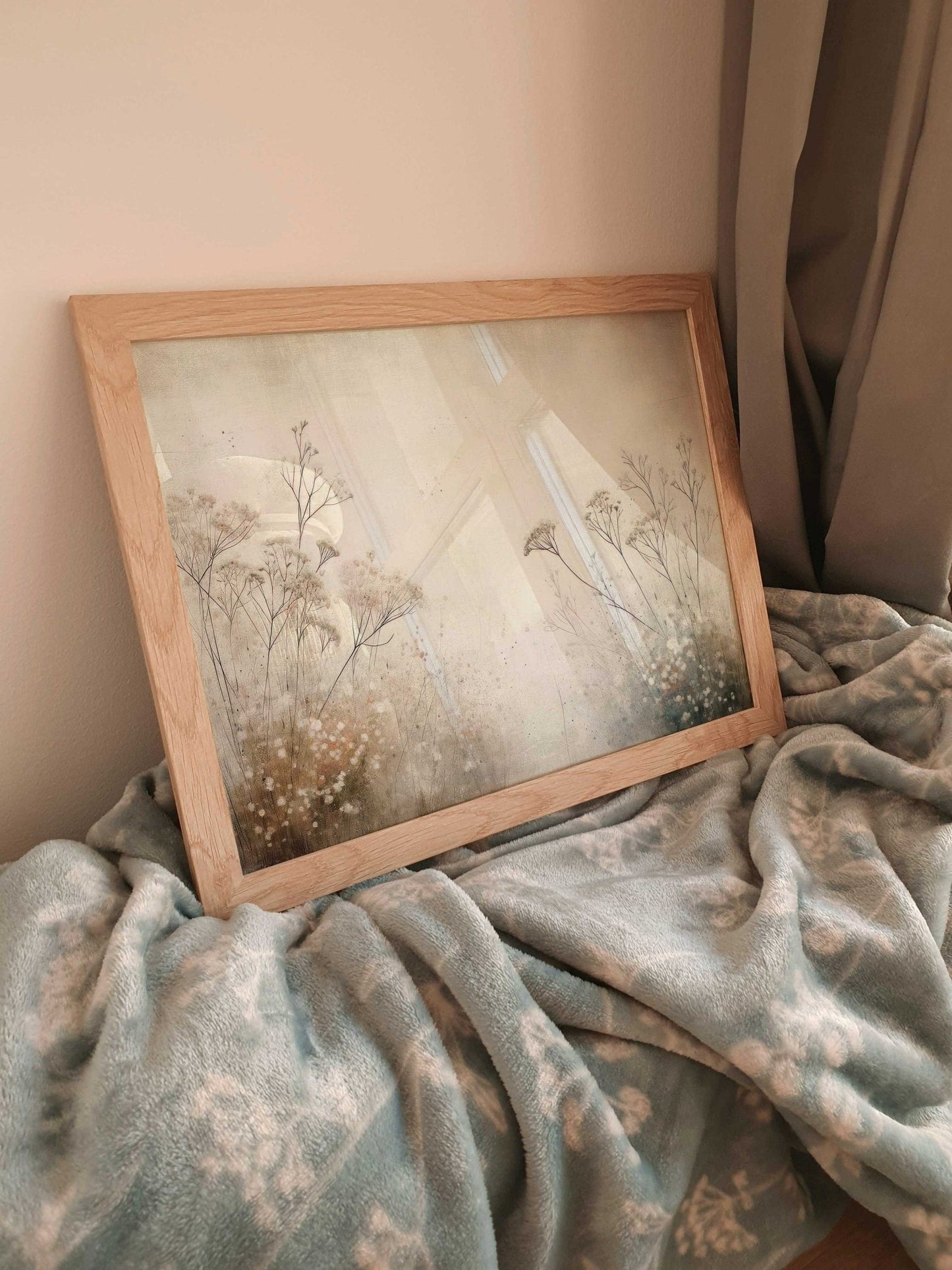 Wildflower Prints, Vintage Botanical Wall Decor, Abstract Floral Art - WildfieldPrints