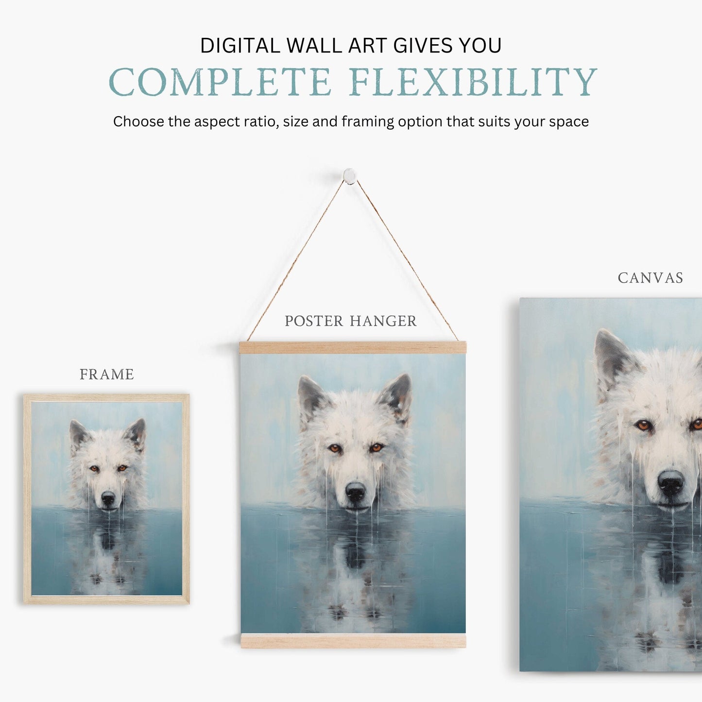 Wolf Wall Art, Woodland Animal Decor, Kids Room Print - WildfieldPrints