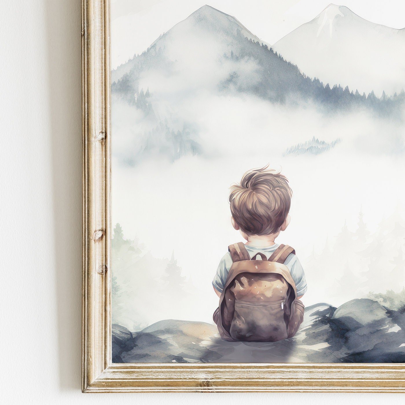 Woodland Animal Nursery Decor, Forest Animal Prints, Bear & Fox Art - WildfieldPrints