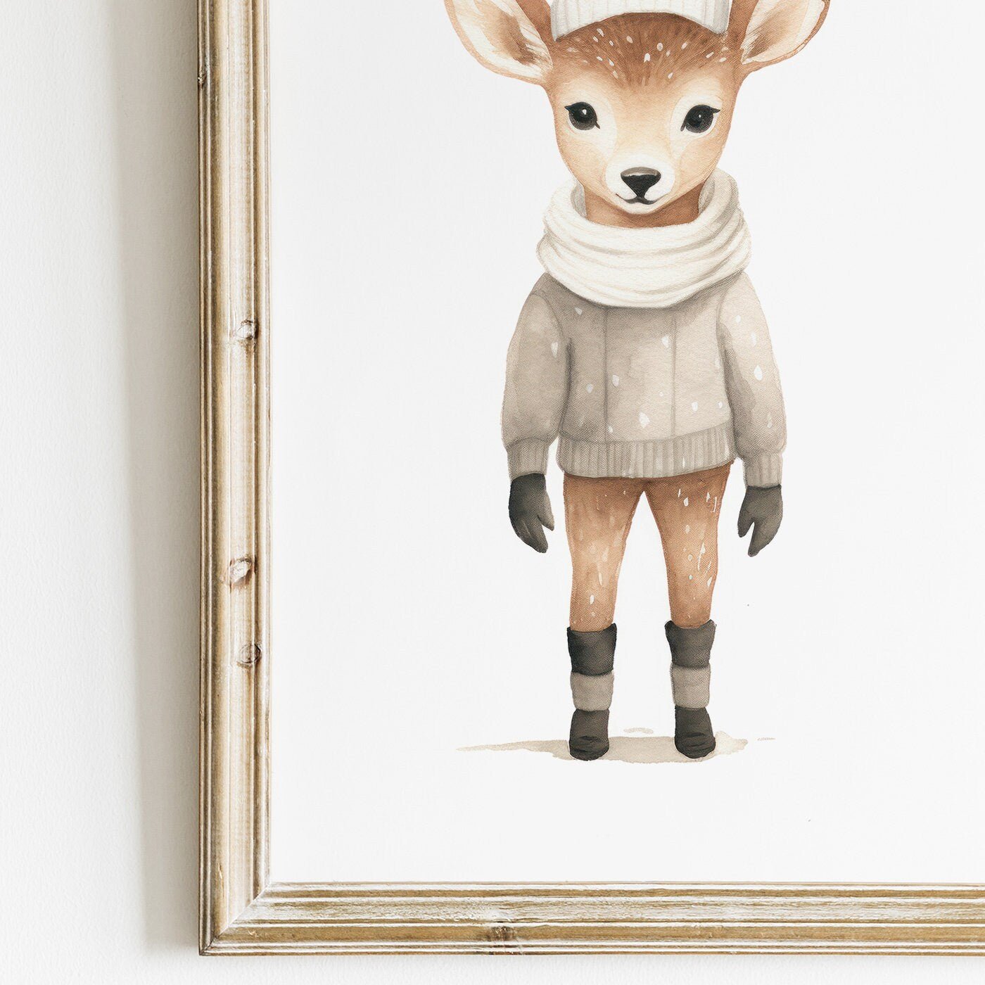 Woodland Animal Prints, Nursery Decor, Fox, Bear & Deer Art, Watercolor - WildfieldPrints