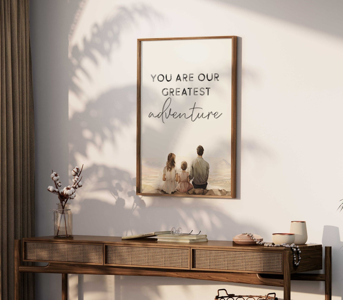 You Are Our Greatest Adventure Quote Wall Art, Nursery Decor, Family Love Print - WildfieldPrints