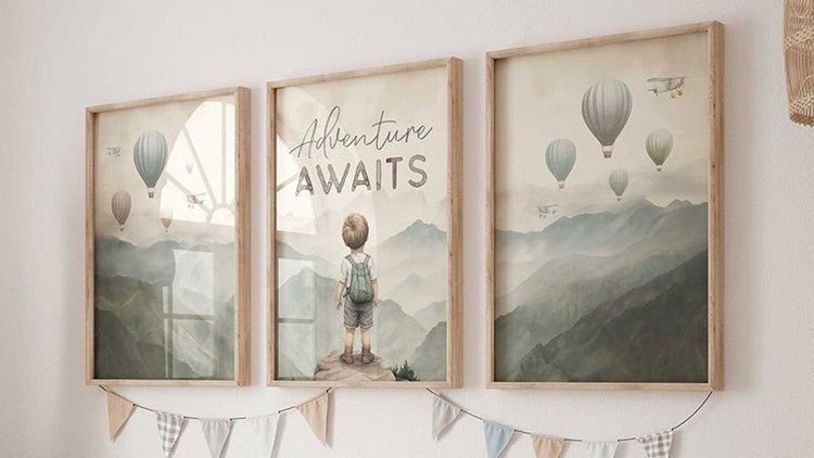 Adventure Awaits Wall Art - WildfieldPrints
