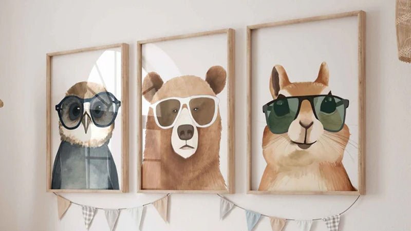 Animal Nursery Prints - WildfieldPrints