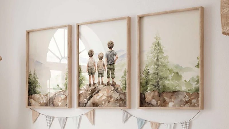 Boys Room Decor - WildfieldPrints