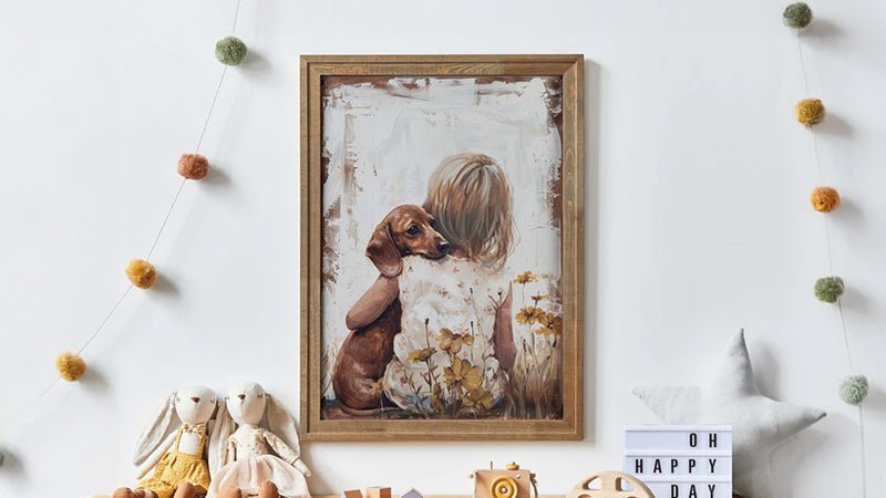 Dachshund Nursery Prints - WildfieldPrints