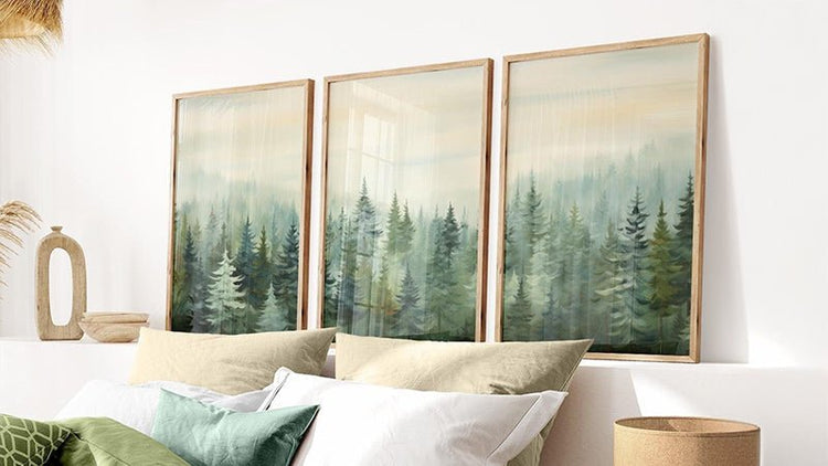 Forest Landscape Wall art - WildfieldPrints