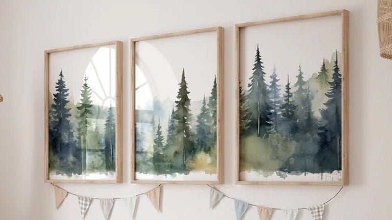 Forest Nursery Art - WildfieldPrints