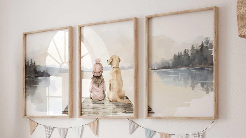 Labrador Nursery Art - WildfieldPrints