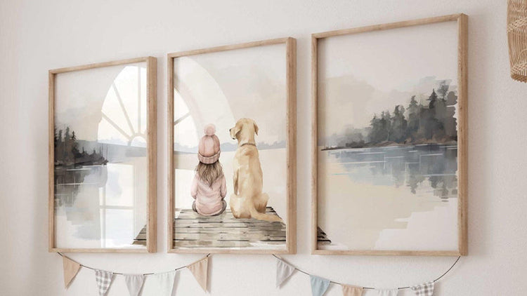 Labrador Nursery Art - WildfieldPrints