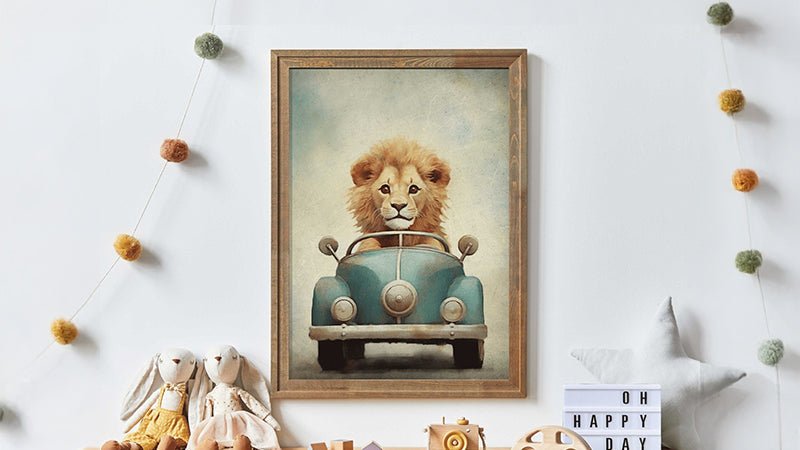 Lion Nursery Decor - WildfieldPrints