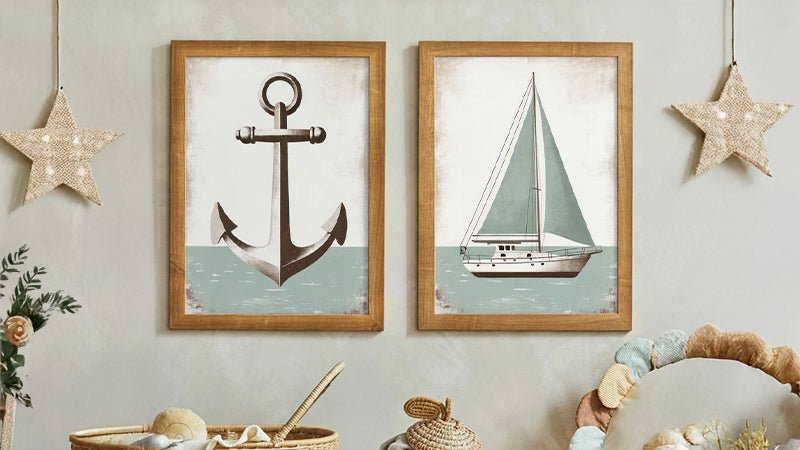 Nautical Nursery Wall Art - WildfieldPrints