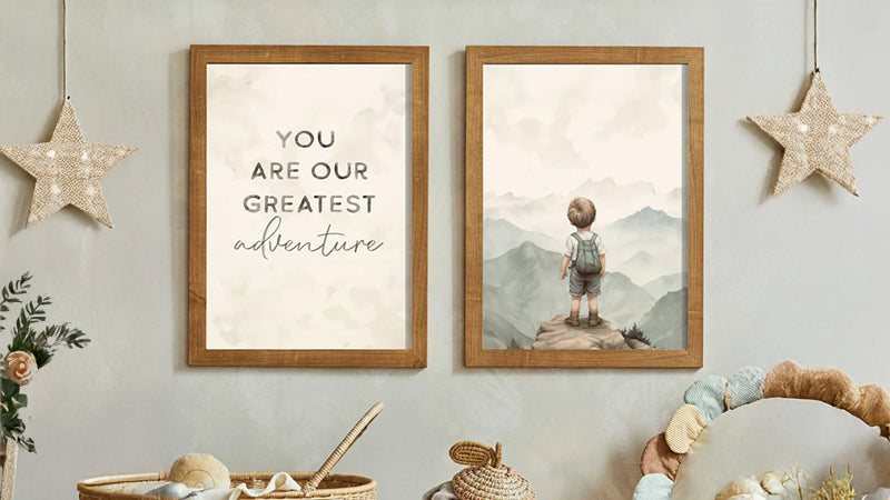Set of 2 Nursery Prints - WildfieldPrints