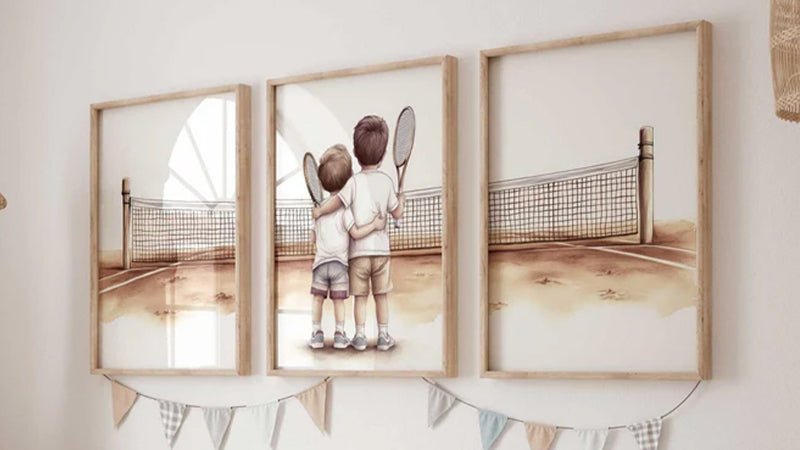 Sports Nursery Wall Decor - WildfieldPrints