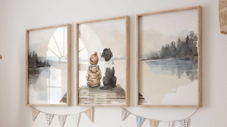 Springer Spaniel Nursery Wall Art - WildfieldPrints