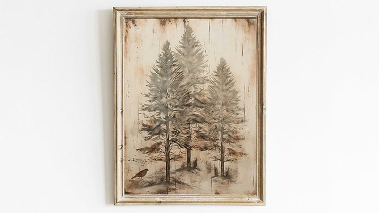Vintage Tree Wall Art - WildfieldPrints