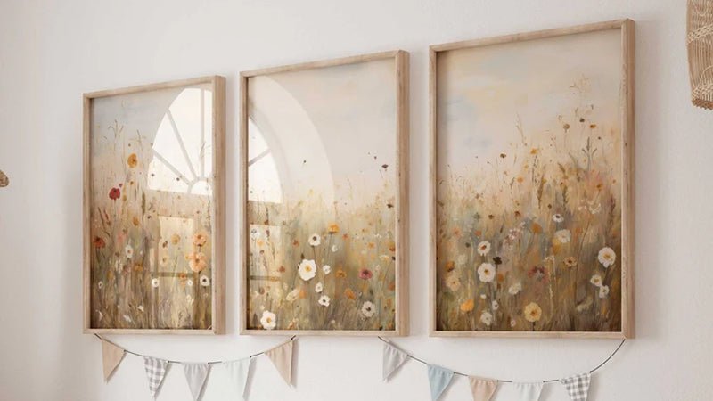 Wildflower Nursery Art - WildfieldPrints