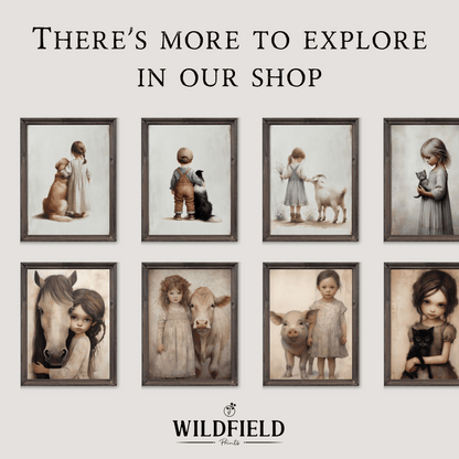 Bear Wall Art – Animal Girls Room Decor