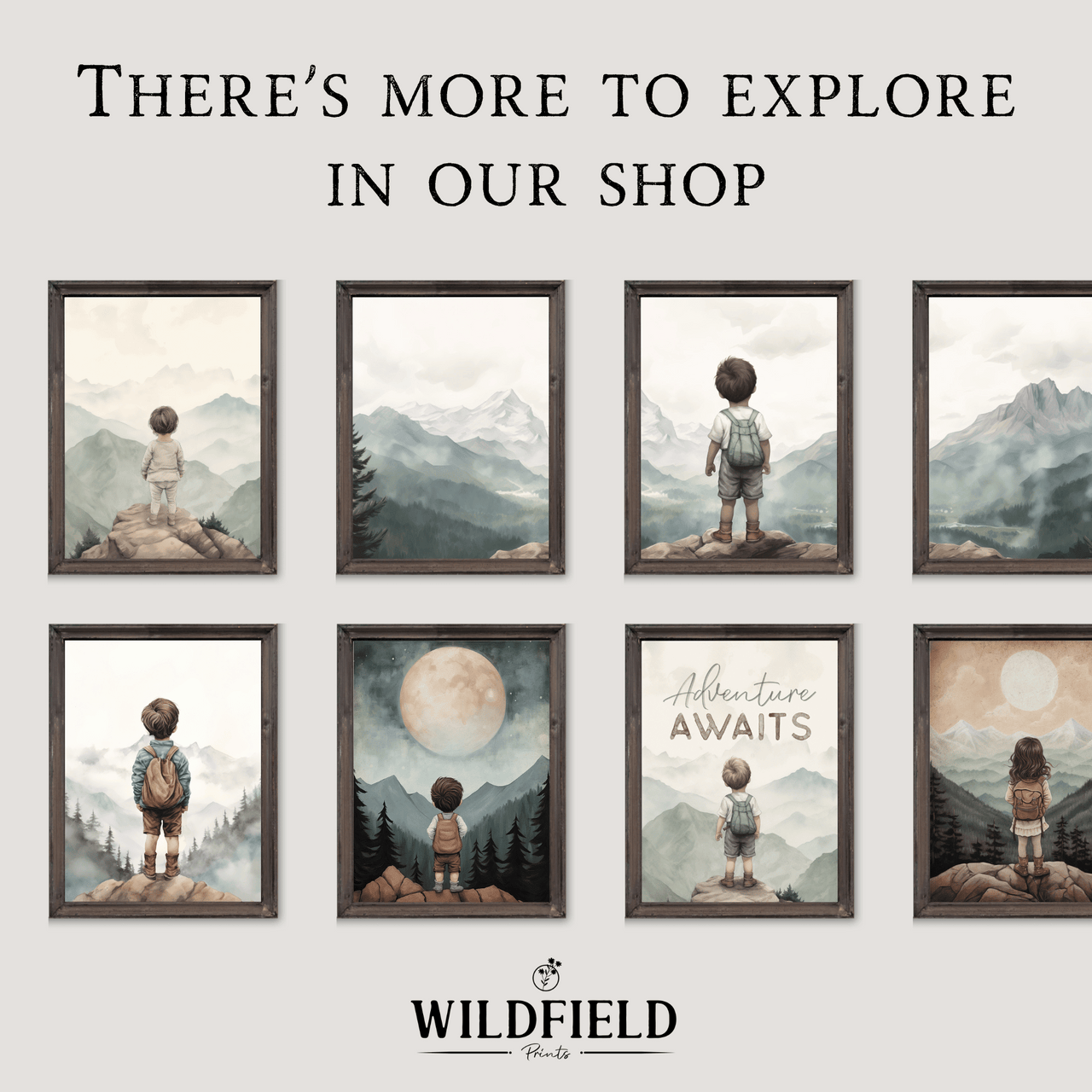 Adventure Quote Print – Boys Room Wall Art