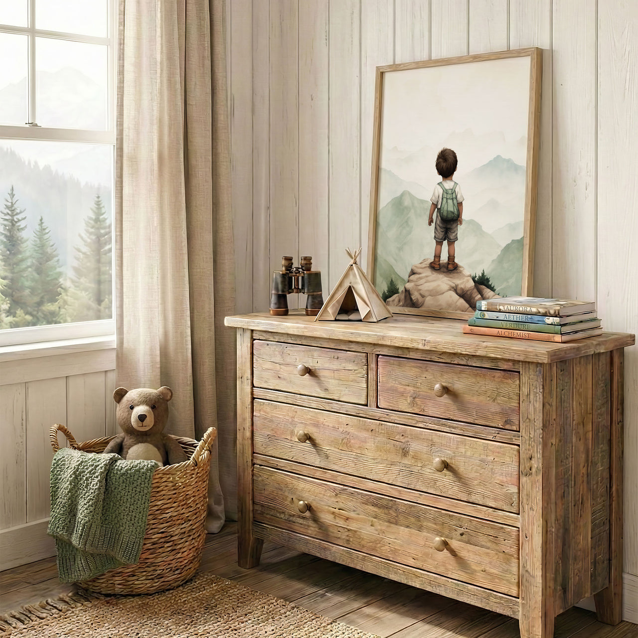 Adventure Boy Wall Art – Mountain Boys Room Decor
