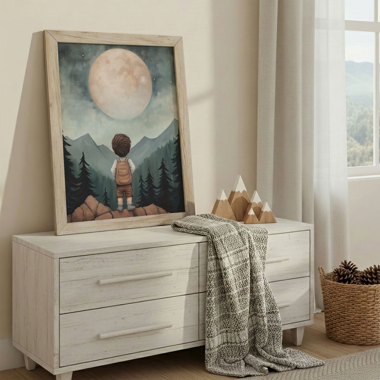 Adventure Wall Art – Nature Boys Room Decor