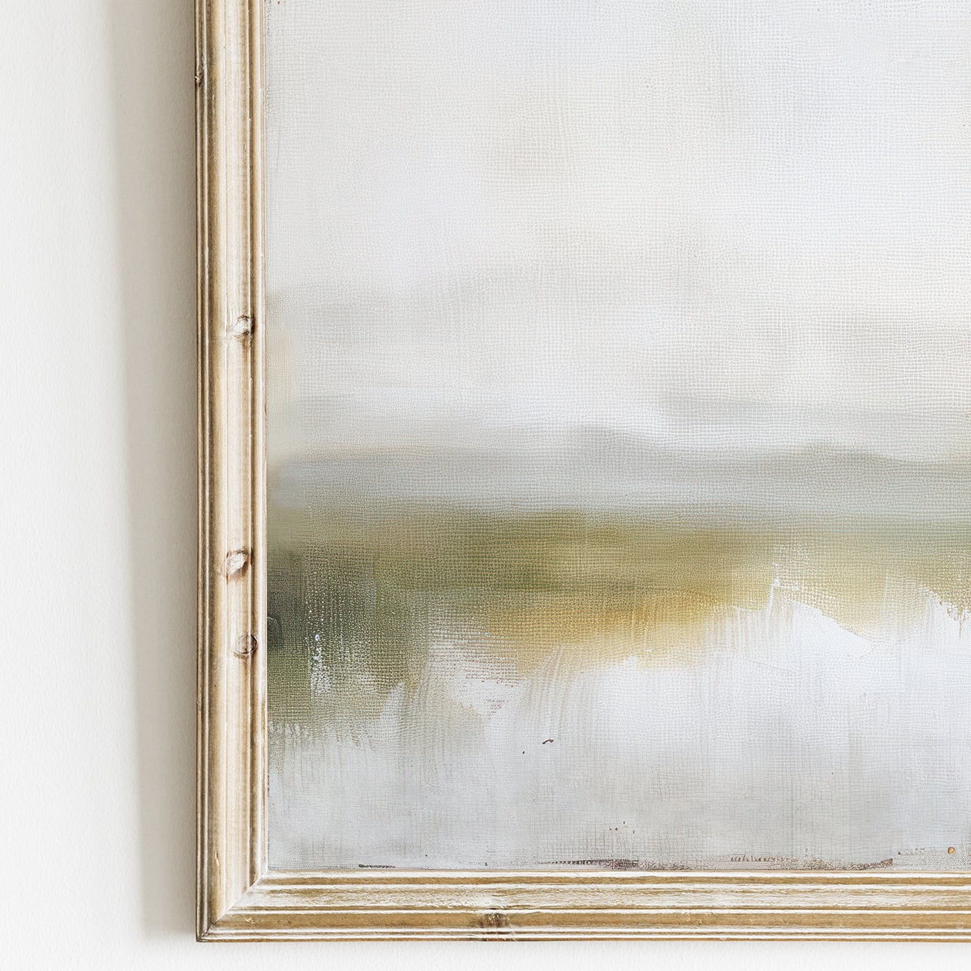 Abstract Landscape Art, Rustic Countryside Decor, Vintage Style Print - WildfieldPrints