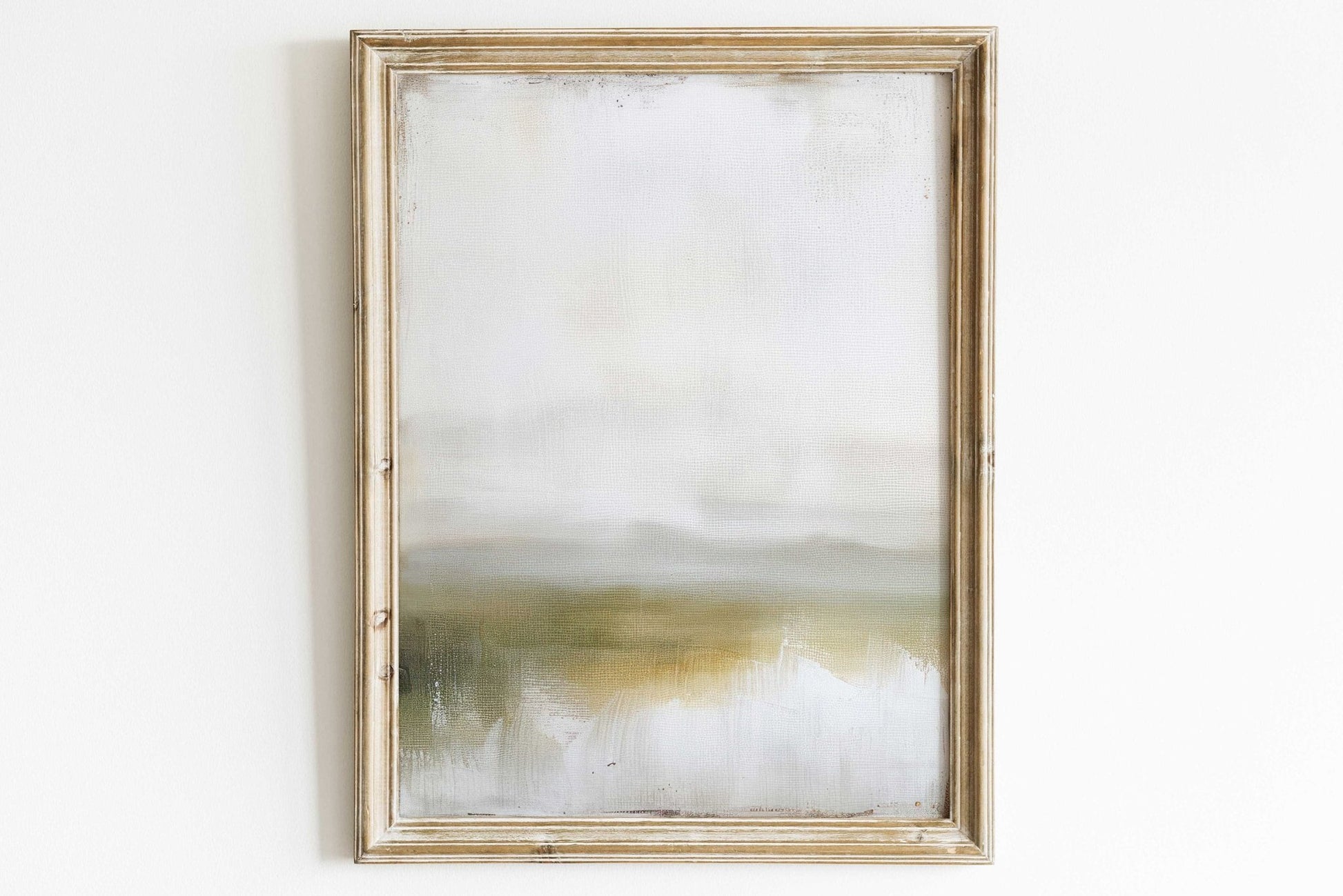 Abstract Landscape Art, Rustic Countryside Decor, Vintage Style Print - WildfieldPrints