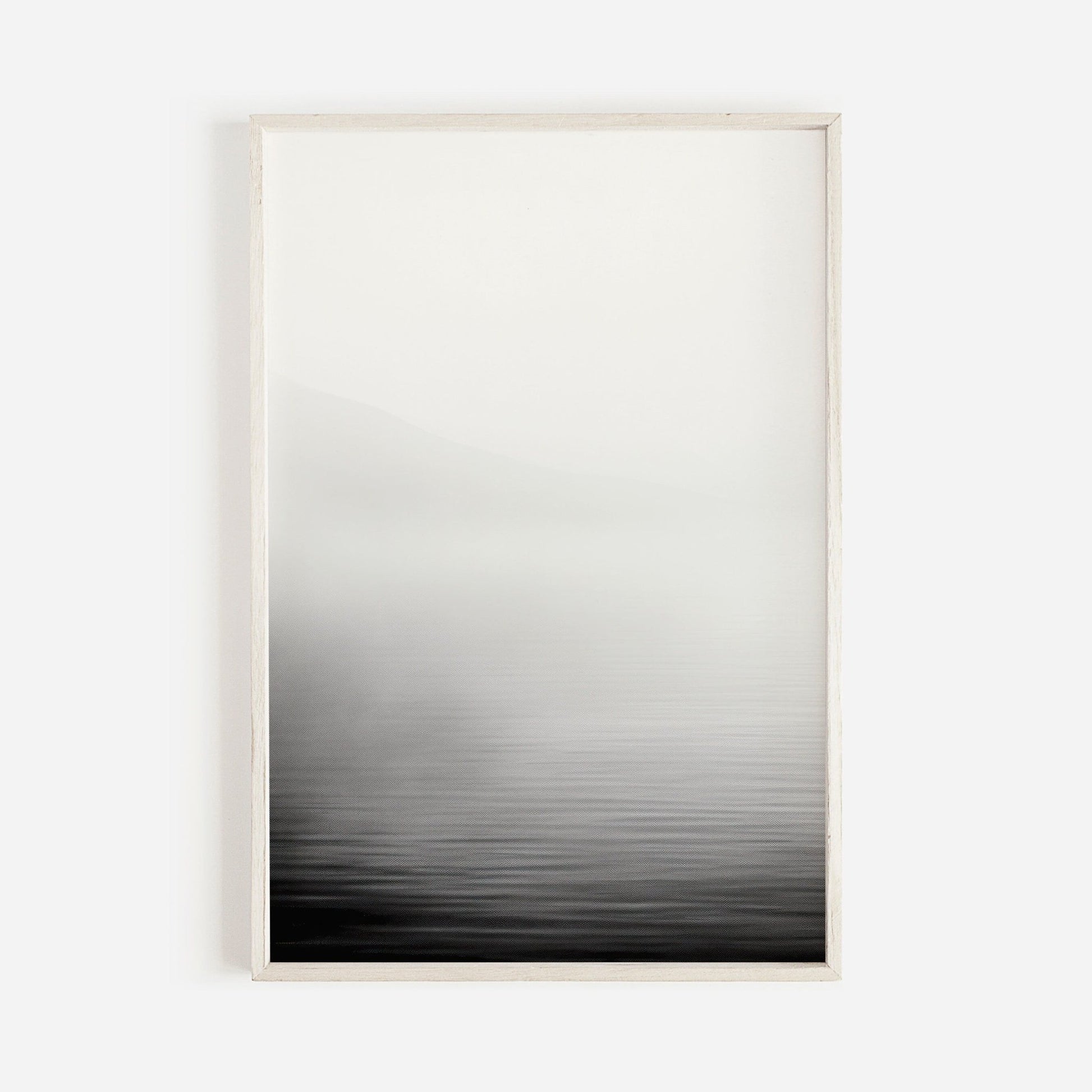 Abstract Watercolor Print, Lake & Mountain Wall Decor, Landscape Art - WildfieldPrints