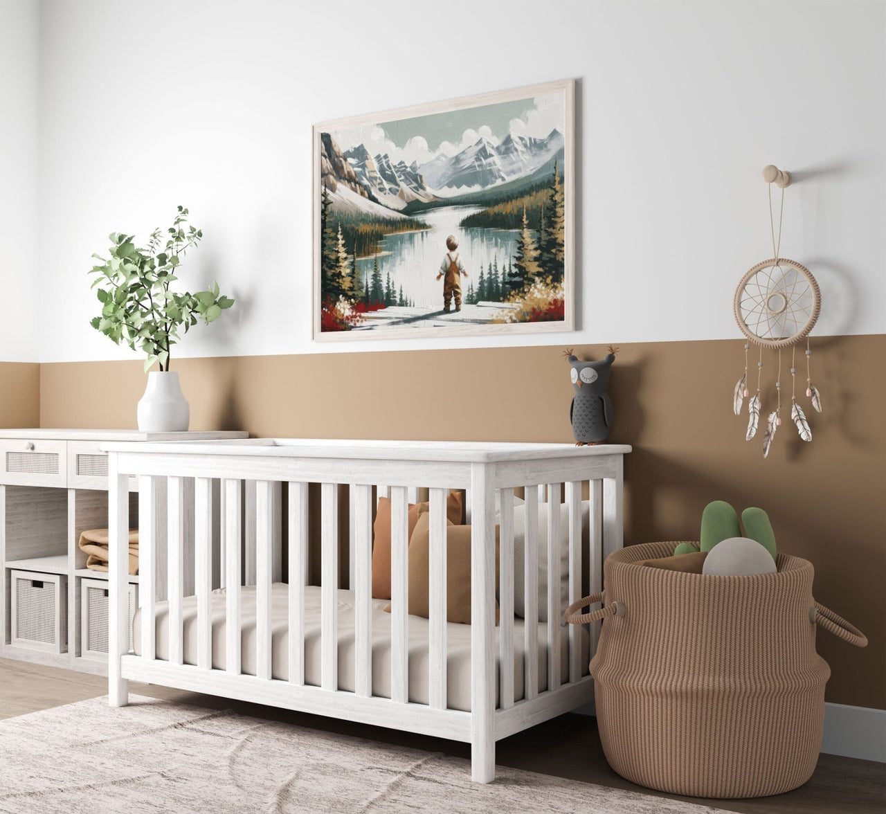 Little Adventurer Wall Art – Mountain Boys Room Decor