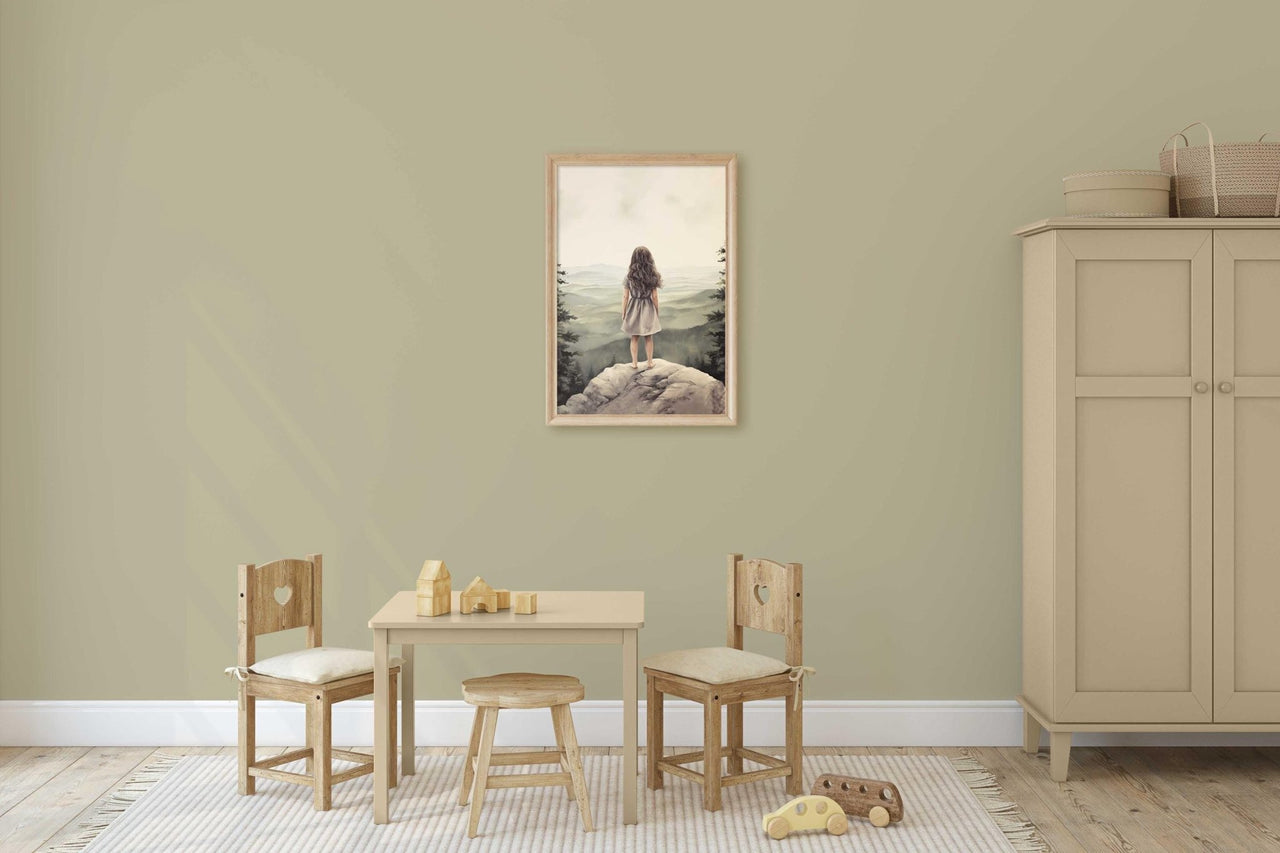 Adventure Girl Wall Art – Nature Nursery Print