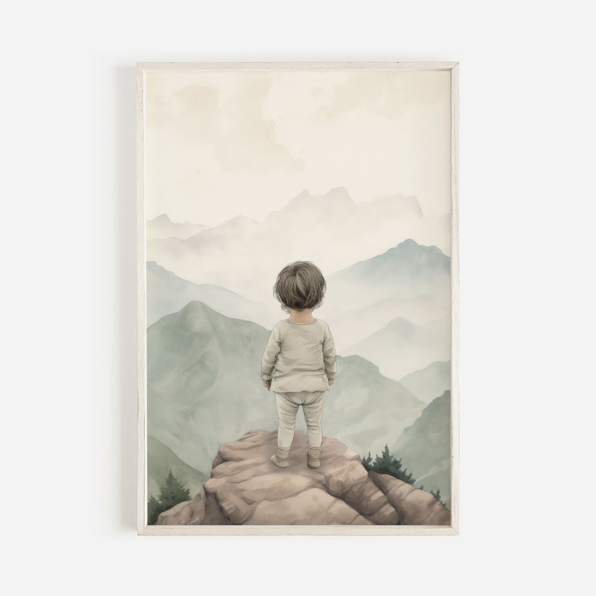 Adventure Nursery Art, Unique Wall Decor, Gender Neutral Baby Room Print - WildfieldPrints