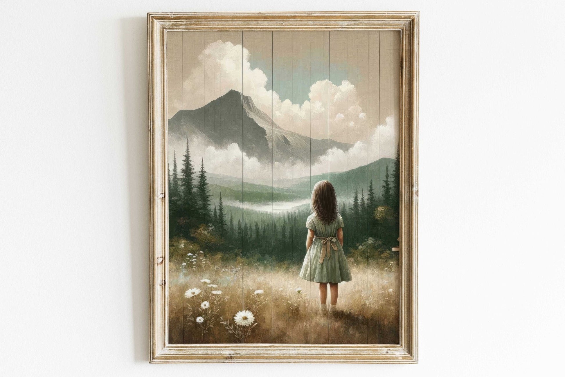 Adventure Nursery Decor, Mountain Art for Girls, Nature Wall Decor - WildfieldPrints