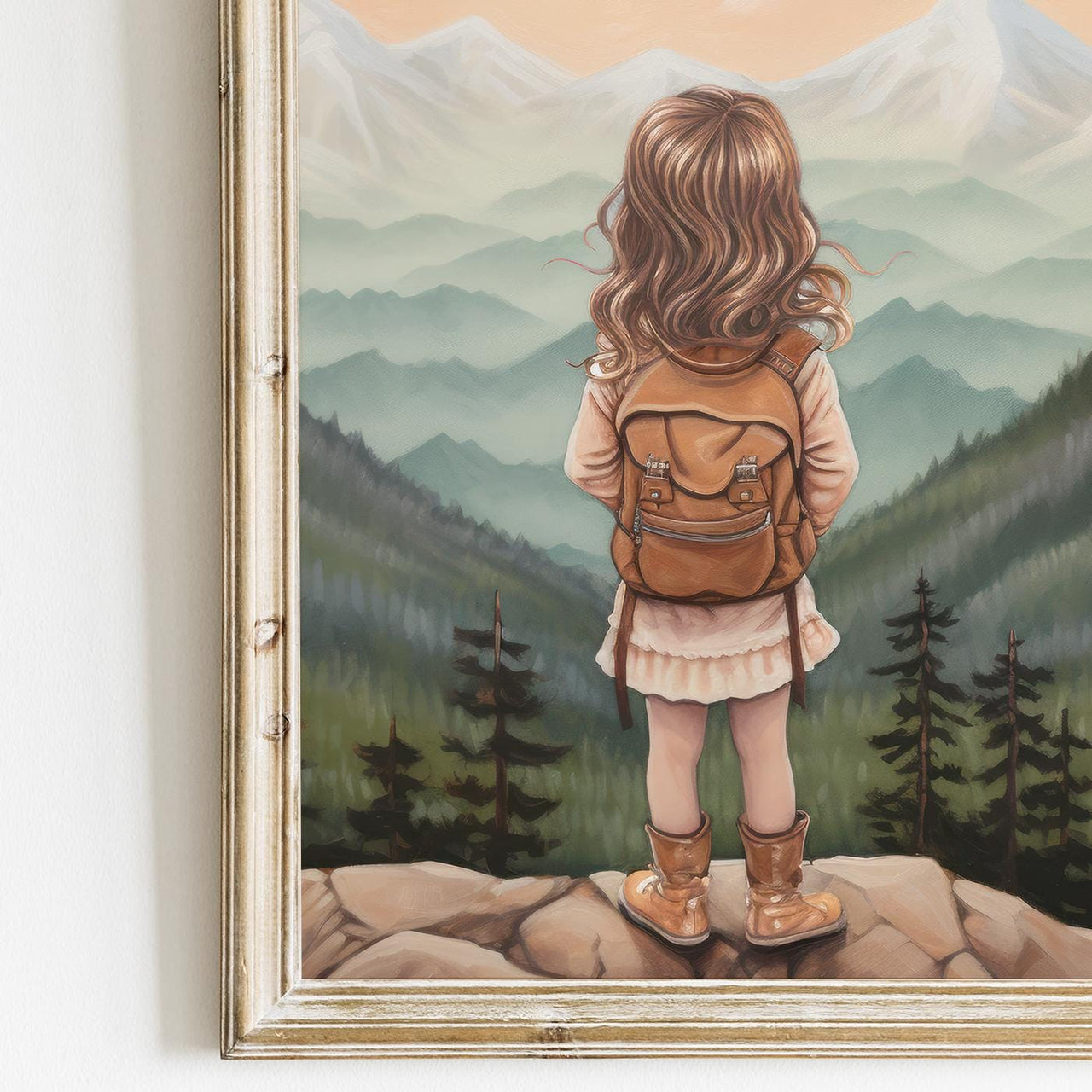 Mountain Wall Art – Adventure Toddler Room Print • Set of 3