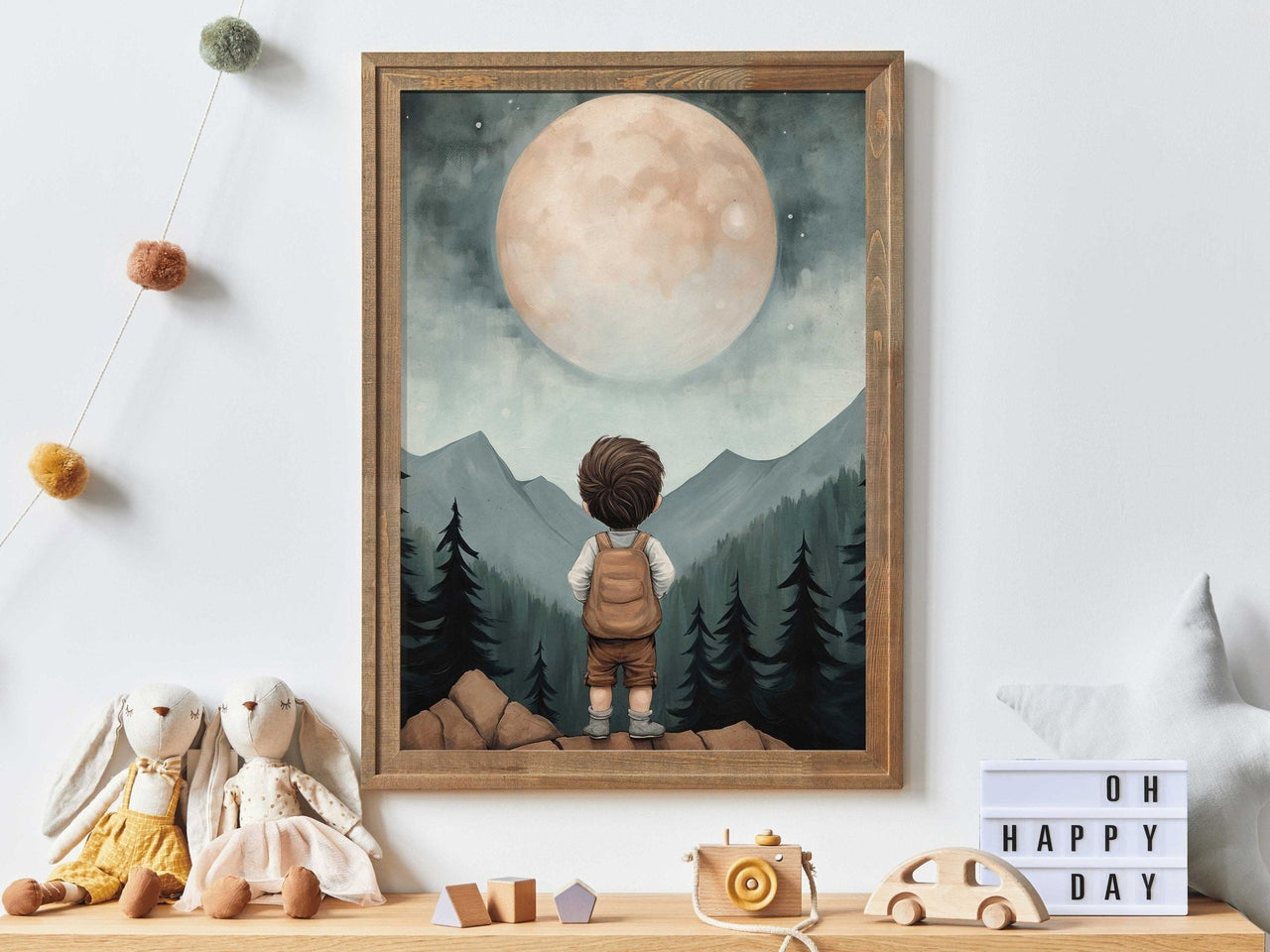 Adventure Wall Art – Nature Boys Room Decor