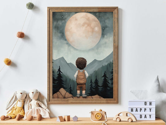 Adventure Nursery Wall Art, Nature Decor for Boys' Bedroom - WildfieldPrints