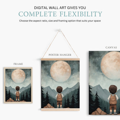 Adventure Nursery Wall Art, Nature Decor for Boys' Bedroom - WildfieldPrints