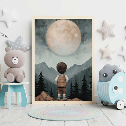 Adventure Nursery Wall Art, Nature Decor for Boys' Bedroom - WildfieldPrints