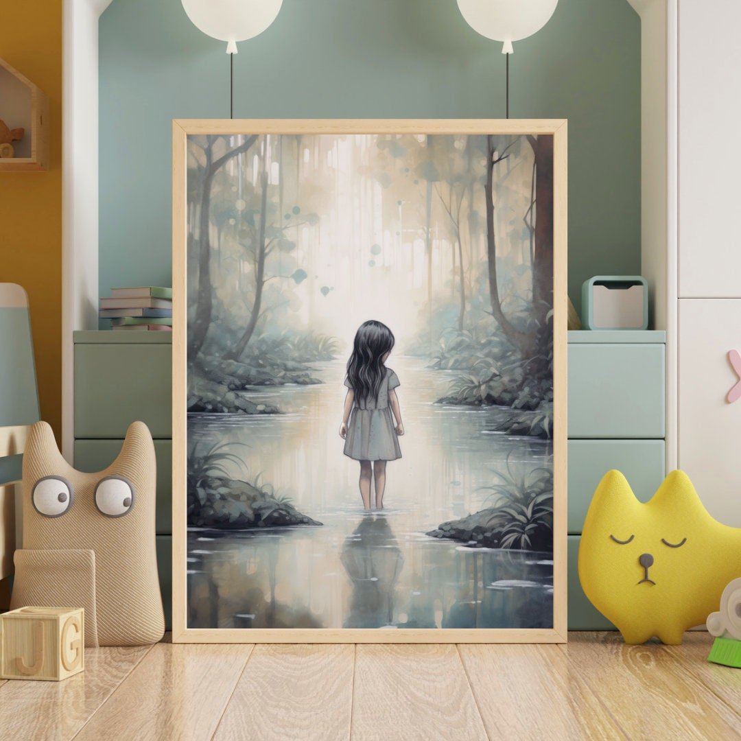 Enchanted Forest Wall Art – Adventure Girls Room Decor