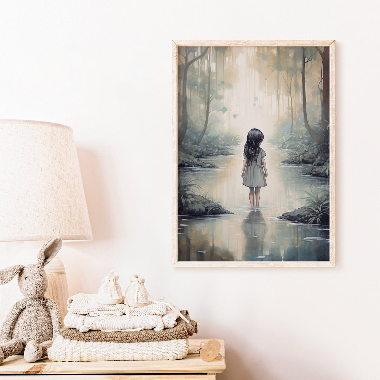 Enchanted Forest Wall Art – Adventure Girls Room Decor