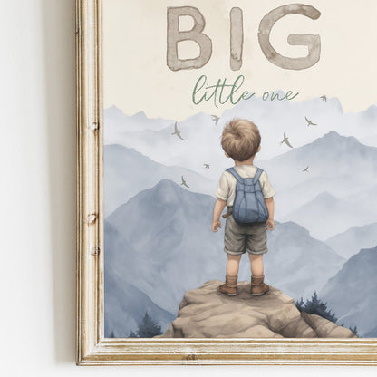 Adventure Prints, Outdoor Nursery Decor, Dream Big Quote - WildfieldPrints