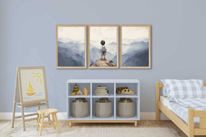 Adventure Prints, Toddler Room Decor, Nature Theme Wall Art - WildfieldPrints