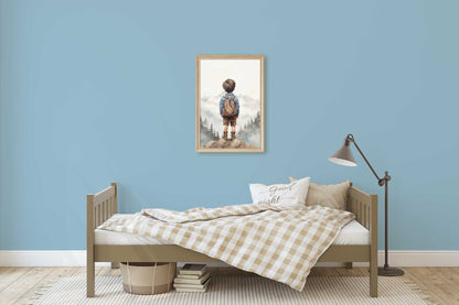 Adventure Toddler Decor, Boys Room Wall Art, Mountain Nursery Prints - WildfieldPrints