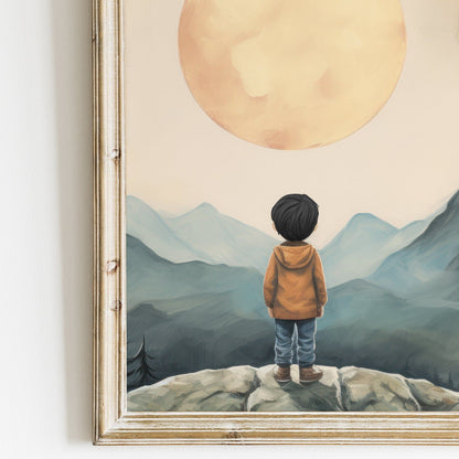Adventure Toddler Decor, Outdoor Nursery Art, Boys Bedroom Print - WildfieldPrints