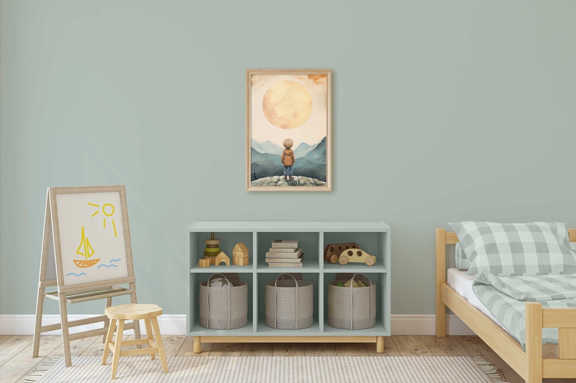 Adventure Toddler Decor, Vintage Nursery Wall Art, Boys Room Decor - WildfieldPrints