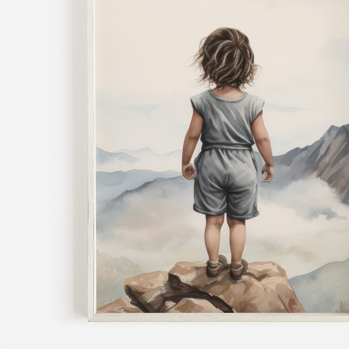 Adventure Toddler Decor, Vintage Nursery Wall Art, Camping & Hiking Theme - WildfieldPrints