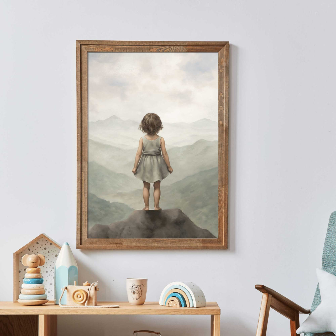 Explorer Wall Art – Adventure Girls Room Print