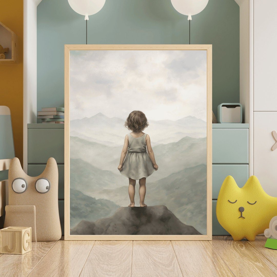 Explorer Wall Art – Adventure Girls Room Print